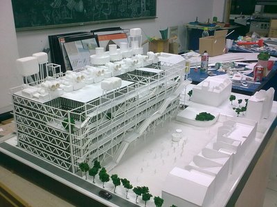數字藝術新視野 蓬皮杜文化中心三維模型設計