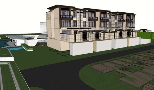 現代千山里示范區景觀SU模型設計2020 融合自然與科技的居住美學探索